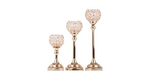 Gold/Rose Gold Crystal Trio