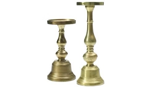 Gold Candle Holder Set