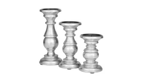 Silver Candle Holder
