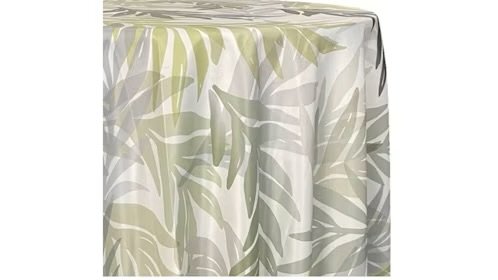 120o Magnolia Leaf Poly Linen