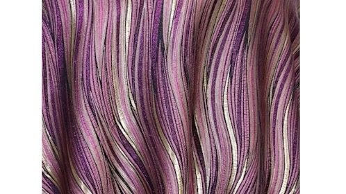 120" Round Allure Jacquard - Magneta Linen