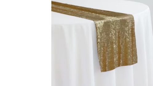 Antique Gold Glitz sequins runner
